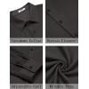 COOFANDY Mens Casual Button Down Shirt Long Sleeve Wrinkle Free Shirts Stretch Dress Shirt(Dark Gray)