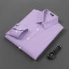 COOFANDY Mens Casual Button Down Shirts Long Sleeve Untucked Shirts for Men Stretch Dress Shirt(Lavender)