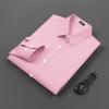 COOFANDY Mens Casual Button Down Shirts Long Sleeve Untucked Shirts for Men Stretch Dress Shirt(Light Pink)