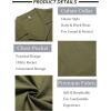 COOFANDY Men’s Casual Button Down Shirts Short Sleeve Summer Beach Shirt Fashion Textured Shirts with Pocket(Army Green)
