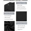 COOFANDY Men’s Casual Button Down Shirts Short Sleeve Summer Beach Shirt Fashion Textured Shirts with Pocket(Black)