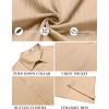 COOFANDY Mens Casual Button Down Shirts Short Sleeve Textured Shirt Summer Beach Shirts for Men(Light Khaki)