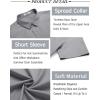 COOFANDY Men’s Casual Dress Shirts Short Sleeve Wrinkle Free Casual Button Down Shirts(Grey)
