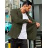 COOFANDY Men’s Casual Regular Fit Blazer Jacket Two Button Suit Jackets Lightweight Sport Coat(Army Green)