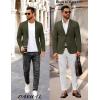 COOFANDY Men’s Casual Regular Fit Blazer Jacket Two Button Suit Jackets Lightweight Sport Coat(Army Green)