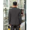 COOFANDY Men’s Casual Regular Fit Blazer Jacket Two Button Suit Jackets Lightweight Sport Coat(Dark Grey)