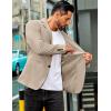 COOFANDY Men’s Casual Regular Fit Blazer Jacket Two Button Suit Jackets Lightweight Sport Coat(Khaki)