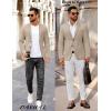 COOFANDY Men’s Casual Regular Fit Blazer Jacket Two Button Suit Jackets Lightweight Sport Coat(Khaki)