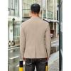 COOFANDY Men’s Casual Regular Fit Blazer Jacket Two Button Suit Jackets Lightweight Sport Coat(Khaki)