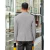 COOFANDY Men’s Casual Regular Fit Blazer Jacket Two Button Suit Jackets Lightweight Sport Coat(Light Grey)