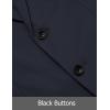 COOFANDY Men’s Casual Regular Fit Blazer Jacket Two Button Suit Jackets Lightweight Sport Coat(Navy Blue)