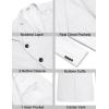 COOFANDY Men’s Casual Regular Fit Blazer Jacket Two Button Suit Jackets Lightweight Sport Coat(White)