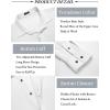 COOFANDY Men’s Casual Shirt Long Sleeve Casual Button Down Shirt for Men Summer Beach Wedding Shirt(White)