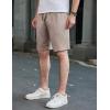 COOFANDY Mens Casual Shorts Stretch Drawstring Summer Beach Shorts Chino Golf Shorts with Pockets(Champagne)