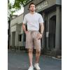 COOFANDY Mens Casual Shorts Stretch Drawstring Summer Beach Shorts Chino Golf Shorts with Pockets(Champagne)