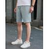COOFANDY Mens Casual Shorts Stretch Drawstring Summer Beach Shorts Chino Golf Shorts with Pockets(Light Blue)