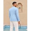 COOFANDY Mens Casual Sport Coat Lightweight Two Button Blazer Slim Fit Business Jackets(Light Blue)