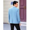 COOFANDY Mens Casual Sport Coat Regular Fit Lightweight Blazers Jacket Two Button Business Suit Jackets(Light Blue)