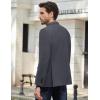 COOFANDY Mens Causal Blazer Two Button Suit Jackets Lightweight Slim Fit Sports Coats(Dark Gray)