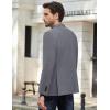 COOFANDY Mens Causal Blazer Two Button Suit Jackets Lightweight Slim Fit Sports Coats(Light Gray)