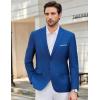 COOFANDY Mens Causal Blazer Two Button Suit Jackets Lightweight Slim Fit Sports Coats(Royal Blue)