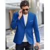 COOFANDY Mens Causal Blazer Two Button Suit Jackets Lightweight Slim Fit Sports Coats(Royal Blue)