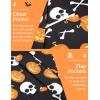 COOFANDY Men’s Christmas Blazer Jacket One Button Halloween Sport Coat Christmas Party Holiday Jacket(Halloween Blazer – Pumpkin & Skull)
