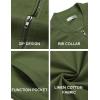 COOFANDY Men’s Cotton Bomber Jacket Lightweight Flight Jackets Casual Softshell Varisty Jacket(Army Green)