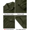 COOFANDY Men’s Cotton Denim Jacket Lightweight Trucker Western Jackets Casual Fashion Jean Coat(Army Green)