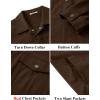 COOFANDY Men’s Cotton Denim Jacket Lightweight Trucker Western Jackets Casual Fashion Jean Coat(Brown)