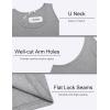 COOFANDY Mens Cotton Tank Tops Summer Beach Sleeveless Muscle Shirts Gym Workout Running Tank Shirt Pack(Light Grey)