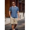COOFANDY Men’s Crew Neck T-Shirt Casual Muscle Tee Slim Fit Bodybuilding Athletic Casual T Shirt Blue
