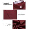 COOFANDY Mens Dress Shirt Long Sleeve Casual Button Down Paisley Shirts Party Wedding Dress Shirt(Multicolor -Burgundy &White)
