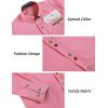 COOFANDY Mens Dress Shirt Long Sleeve Casual Button Down Paisley Shirts Party Wedding Dress Shirt(Pink)