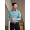 COOFANDY Men’s Dress Shirts Long Sleeve Button Up Shirts Formal Business Shirt(Light Green)