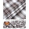 COOFANDY Men’s Fall Plaid Button Down Shirt Long Sleeve Casual Cowboy Work Shirts Lightweight Flannel Shirts Two Pocket(Plaid-brown White Plaid)