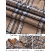 COOFANDY Men’s Fall Plaid Button Down Shirt Long Sleeve Casual Cowboy Work Shirts Lightweight Flannel Shirts Two Pocket(Plaid-khaki)