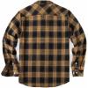 COOFANDY Men’s Flannel Plaid Shirts Long Sleeve Casual Button Down Shirt with Pockets(Black Brown)