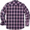 COOFANDY Men’s Flannel Plaid Shirts Long Sleeve Casual Button Down Shirt with Pockets(Black Pink Plaid)