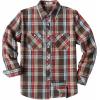 COOFANDY Men’s Flannel Plaid Shirts Long Sleeve Casual Button Down Shirt with Pockets(Khaki Red Plaid)