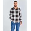 COOFANDY Mens Flannel Shirts Long Sleeve Button Down Shirt Casual Shirts Work Shirts for Men(Huntsman Charcoal Plaid)