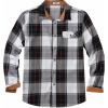 COOFANDY Mens Flannel Shirts Long Sleeve Button Down Shirt Casual Shirts Work Shirts for Men(Huntsman Charcoal Plaid)
