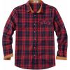 COOFANDY Mens Flannel Shirts Long Sleeve Button Down Shirt Casual Shirts Work Shirts for Men(Red)