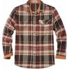 COOFANDY Mens Flannel Shirts Long Sleeve Button Down Shirt Casual Shirts Work Shirts for Men(Wine Red)