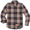 COOFANDY Mens Flannel Shirts Long Sleeve Button Down Shirt with Pocket Casual Shirts Work Shirts for Men(Orange Navy White Plaid)