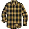 COOFANDY Mens Flannel Shirts Long Sleeve Button Down Shirt with Pocket Casual Shirts Work Shirts for Men(Yellow/Black)