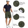 COOFANDY Men’s Golf Shorts 8 Inch Lightweight Quick Dry Casual Dress Shorts Hiking Travel Shorts with Pockets(Army Green)