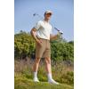 COOFANDY Men’s Golf Shorts 8 Inch Lightweight Quick Dry Casual Dress Shorts Hiking Travel Shorts with Pockets(Dark Khaki)