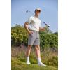 COOFANDY Men’s Golf Shorts 8 Inch Lightweight Quick Dry Casual Dress Shorts Hiking Travel Shorts with Pockets(Light Grey)