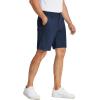 COOFANDY Men’s Golf Shorts 8 Inch Lightweight Quick Dry Casual Dress Shorts Hiking Travel Shorts with Pockets(Navy Blue)